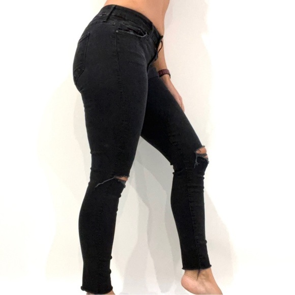 Mother Denim the Looker Ankle Fray guilty as Sin - Picture 5 of 10